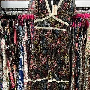 In loom floral dress